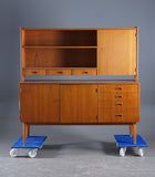 Teak sideboard and hutch