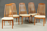 Five teak chairs by Schou Andersen