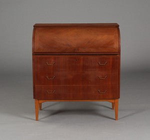 Teak Secretary with Beech Legs