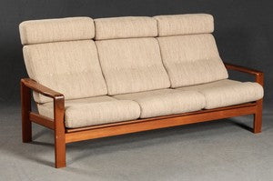 High back Teak Sofa