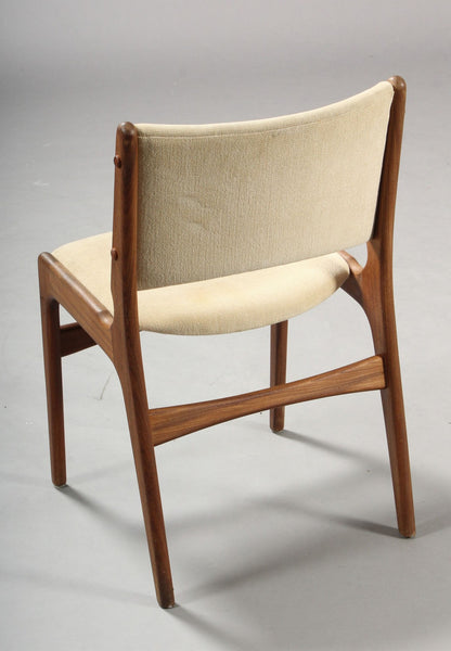 Danish furniture manufacturer. dining chairs, teak (6)