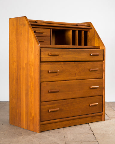 Solid Teak Secretary