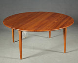 Round Solid Teak Coffee Table by A. Mikael Laursen