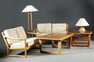 Solid Teak Coffee Table by Niels Bach