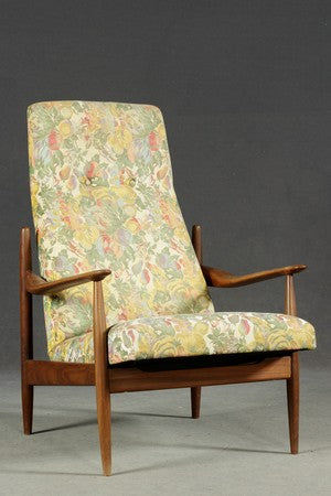 Teak High-backed Armchair