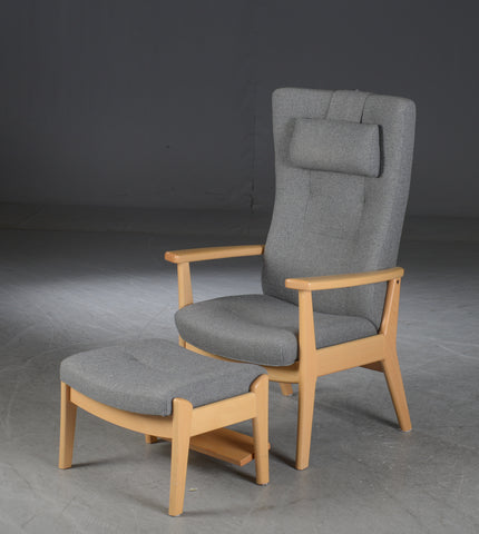 Farstrup Armchair With Footstool