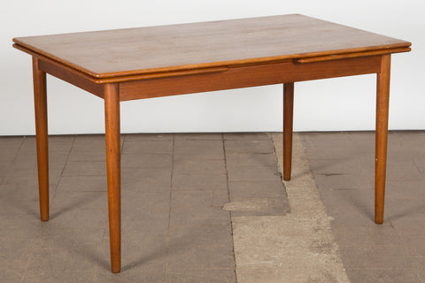 Teak Dining Table with Dutch Leaves