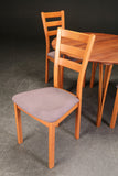 Cherry-Stained Beech Dining Chairs