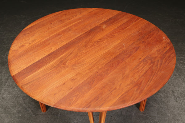 Solid Cherry Round Dining Table