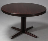 Round Mahogany Dining Table – H.W. Klein for Bramin