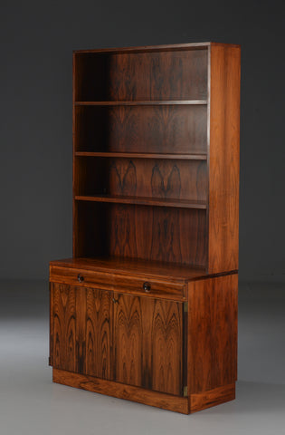 Bertil Fridhagen for Bodafors. Brazilian Rosewood bookcase / Cabinet