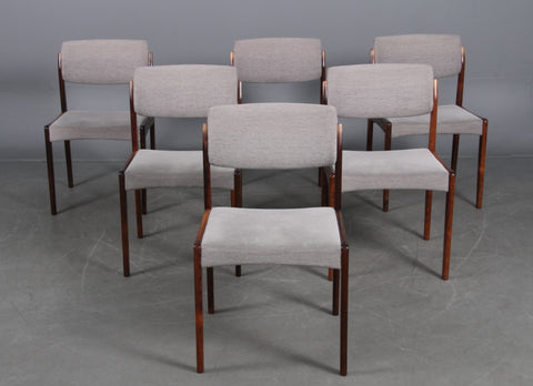 Bramin, six rosewood chairs, 1960s (6)