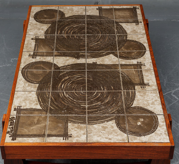 Ox Art: Coffee table With Tiles