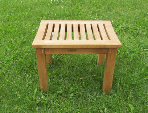 Square Solid Teak Bench