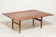Teak coffee table / dining table with two pullout leaves  'Copenhagen table'