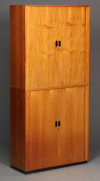 Nipu. File cabinet with upper part, teak wood (2)