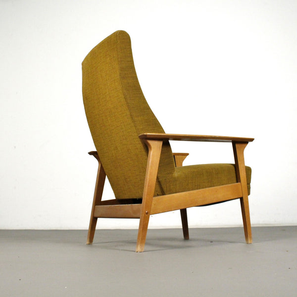 Adjustable lounge chair / easy chair from the 1960s