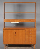 Smaller Teak Sideboard with Bookcase