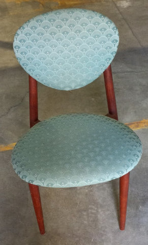 Four solid teak chair