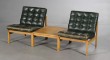 Ole Gjerløv-Knudsen and Torben Lind. Moduline. Pair of armchairs and middle table