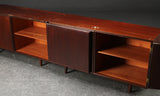 Two sideboards of rosewood, Danish furniture manufacturer.*