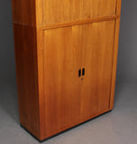 Nipu. File cabinet with upper part, teak wood (2)