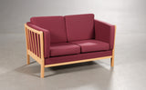 Stouby. Beautiful 2 seater. sofa, solid beech wood frame.