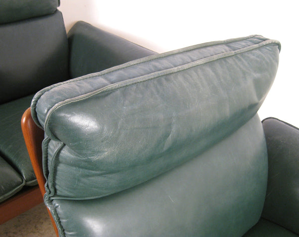 Leather armchair from Dreipunkt