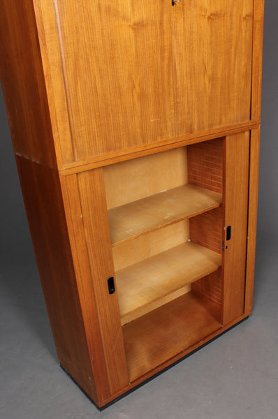 Nipu. File cabinet with upper part, teak wood (2)