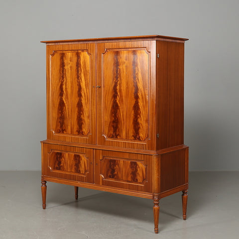 Gustavian Mahogany High Sideboard