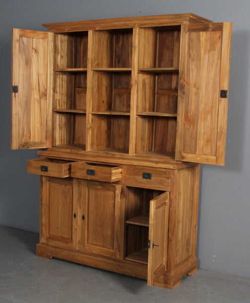 Solid Teak Cabinet, Rustic design