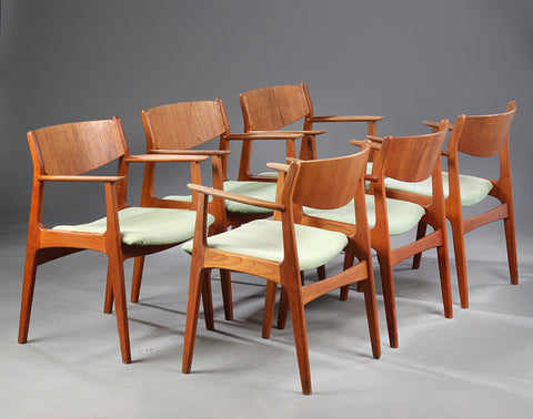 Solid teak Armchair by Soro mobelfabric ,/ Henning Kjaernulf