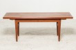Teak coffee table / dining table with two pullout leaves  'Copenhagen table'
