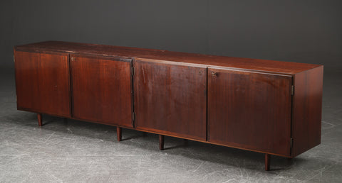 Two sideboards of rosewood, Danish furniture manufacturer.*