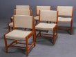 Mahogany chairs  by  Christian Hvidt for Søborg Møbler.
