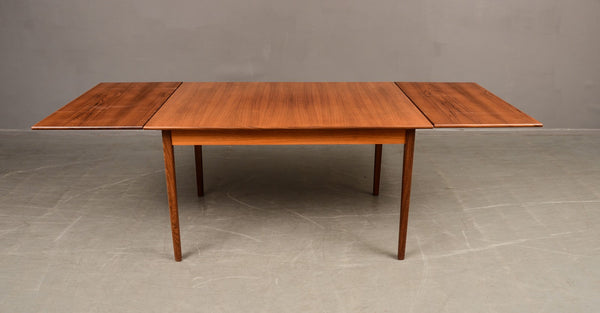 Teak Dining Table with Dutch Leaves