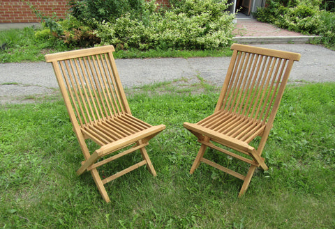 MDF Solid Teak Outdoor Folding Chairs