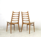 set of six Beech dining chairs, price per chair