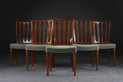 Gorgeous Rosewood stained dining chairs, 1940s