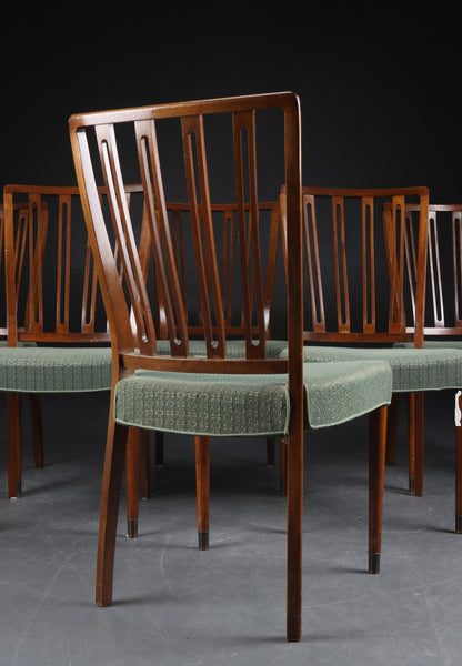Gorgeous Rosewood stained dining chairs, 1940s