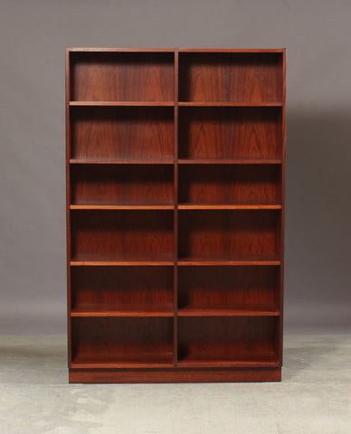 Danish furniture manufacturer. Shelving system, rosewood