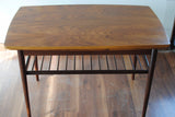 Teak Coffee Table with 2 extension leaves and a shelf