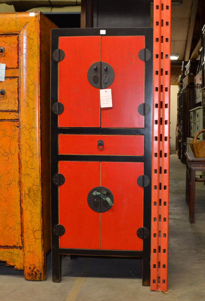 Oriental Red /Black Cabinet