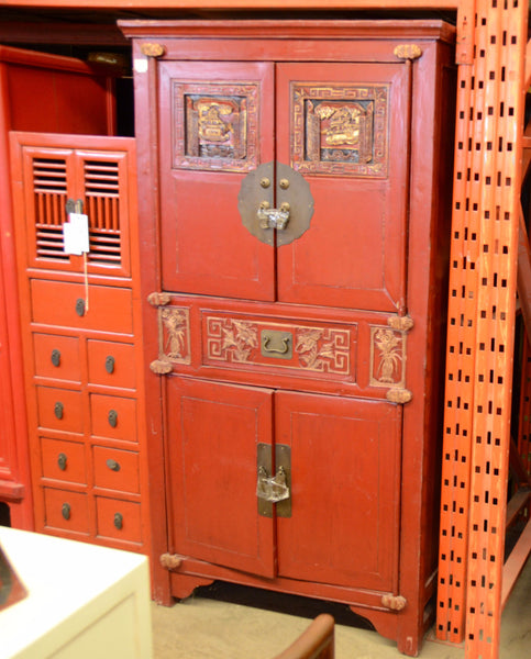 Oriental Red Cabinet
