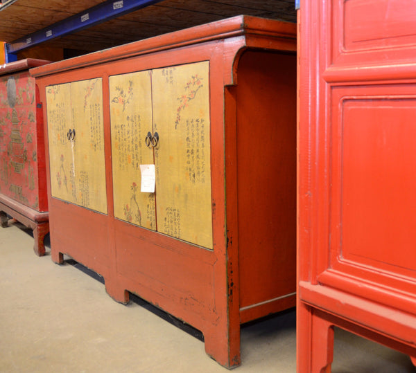 Oriental Red / Yellow Cabinet