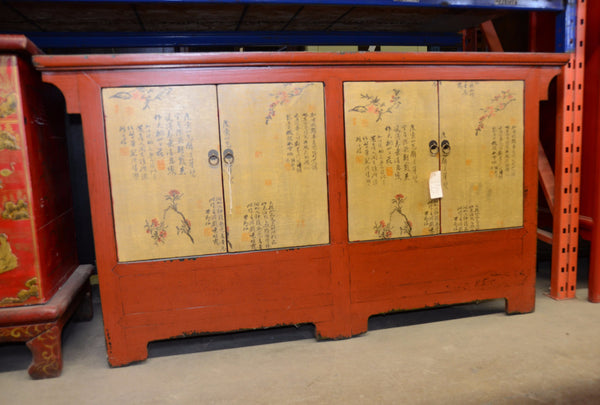 Oriental Red / Yellow Cabinet