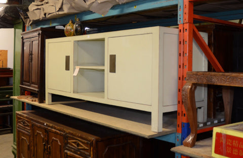 Oriental White Low Cabinet