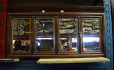 Oriental Low Cabinet With Mirror Doors