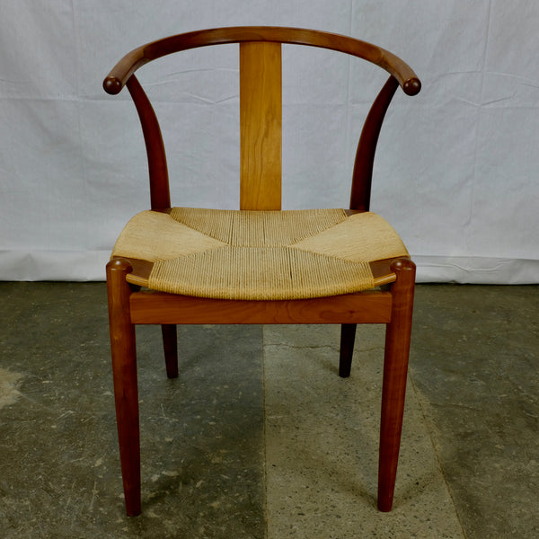 Cherry Wishbone-style Dining Chairs