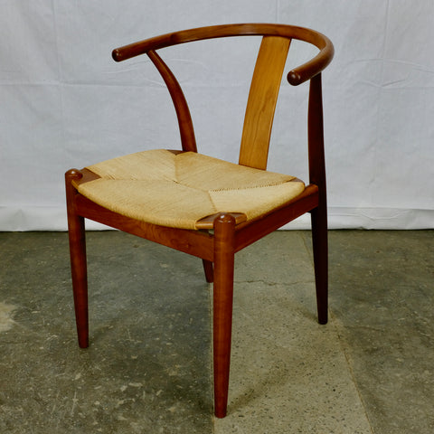 Cherry Wishbone-style Dining Chairs